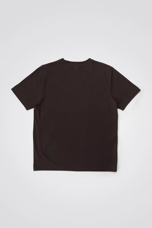 Men Norse Projects TShirts Cotton Crpe Tshirt Espresso