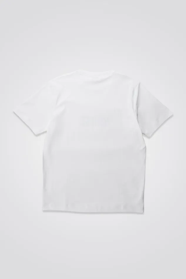 Men Norse Projects TShirts Jakob Interlock Grid TShirt White