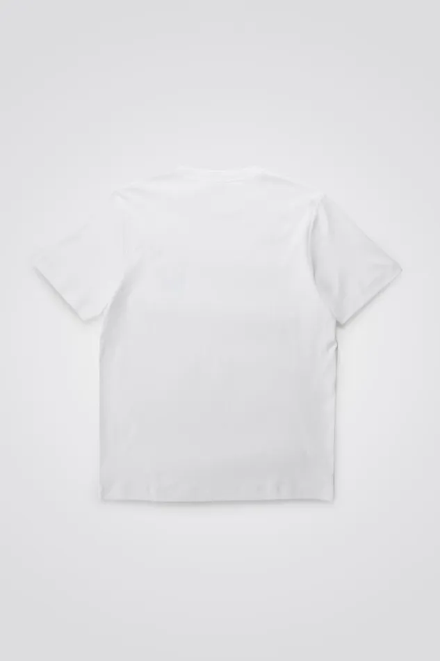 Men Norse Projects TShirts Jakob Interlock Nn Print TShirt White