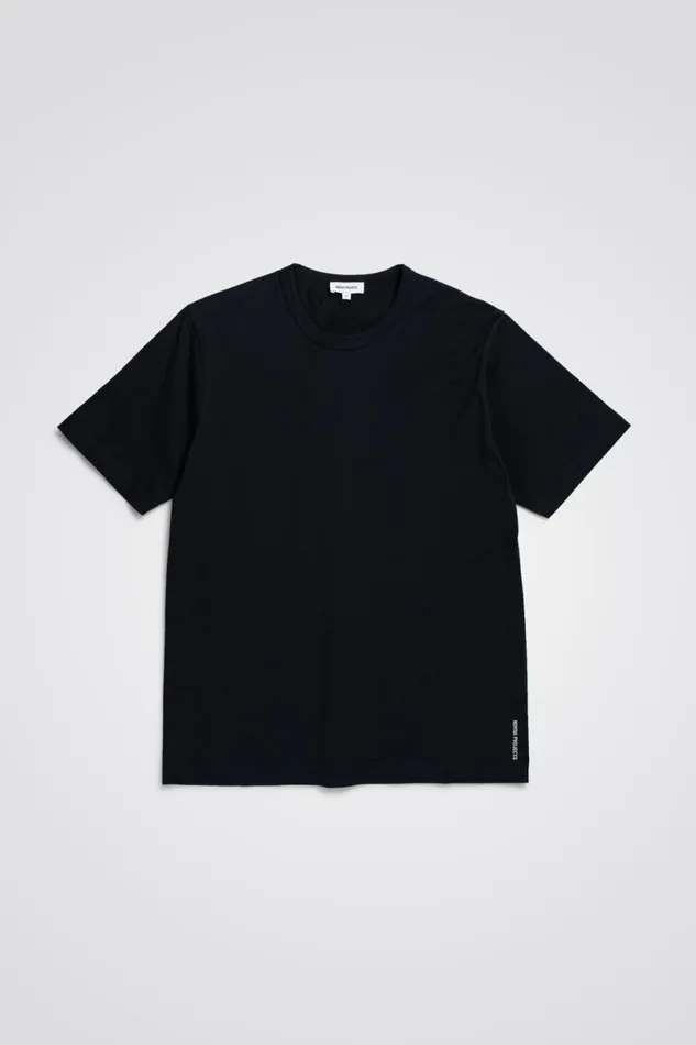 Men Norse Projects TShirts Joakim Tech Standard SS Dark Navy