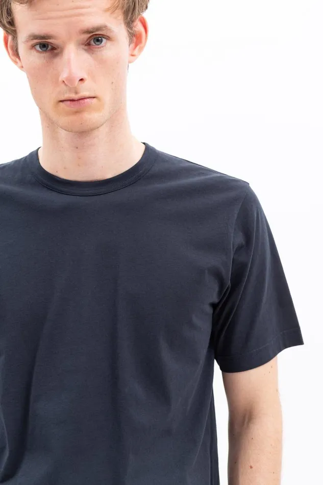Men Norse Projects TShirts Joakim Tech Standard SS Dark Navy
