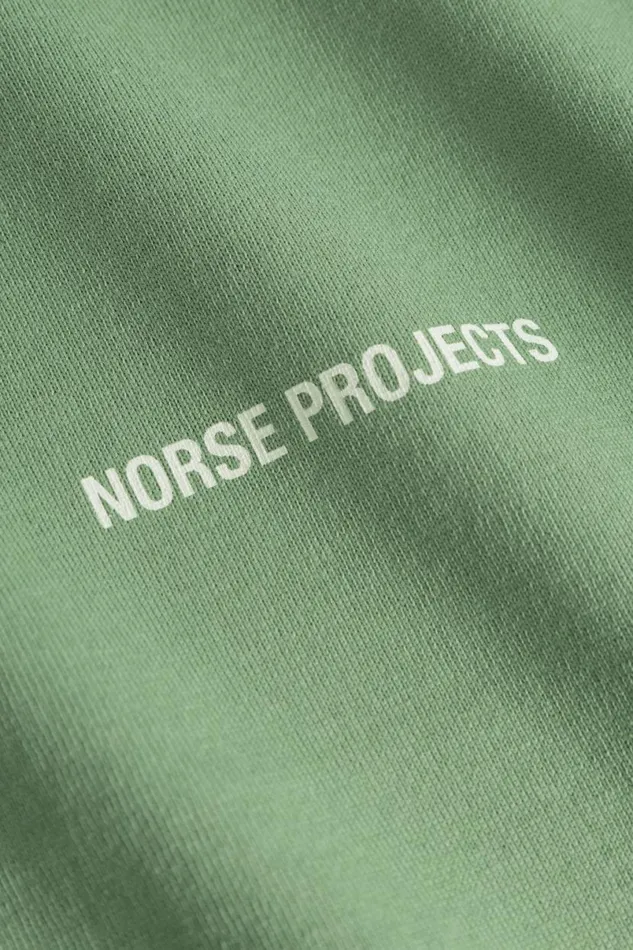 Men Norse Projects TShirts Johannes Logo Tshirt Linden Green
