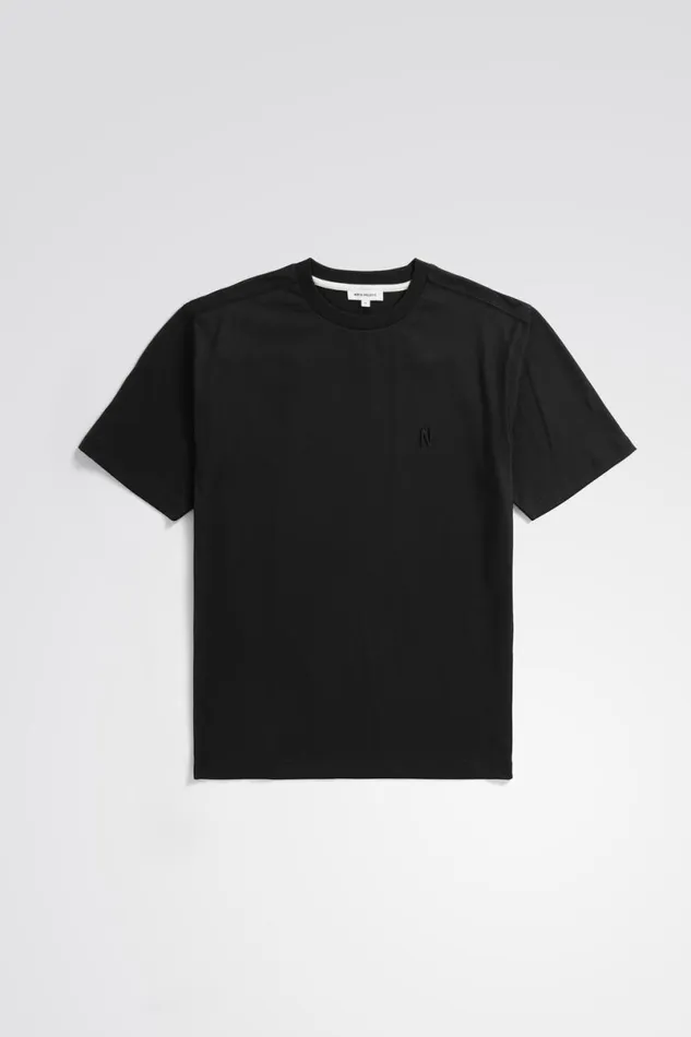 Men Norse Projects TShirts Johannes N Logo Tshirt Black