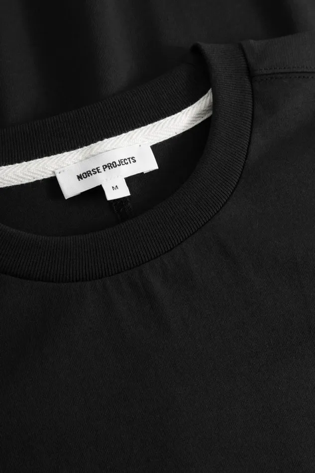 Men Norse Projects TShirts Johannes N Logo Tshirt Black