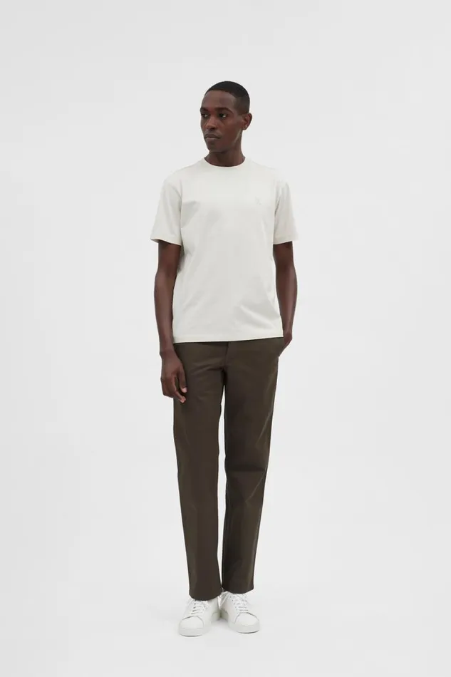 Men Norse Projects TShirts Johannes N Logo Tshirt Lucid White