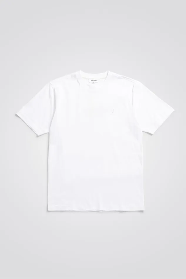 Men Norse Projects TShirts Johannes N Logo Tshirt White
