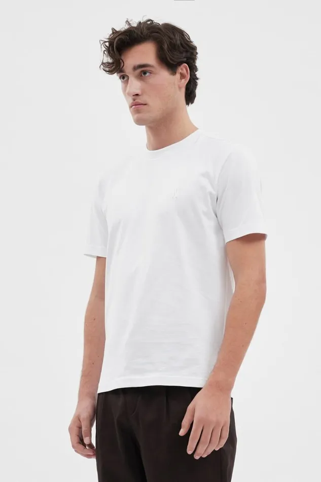Men Norse Projects TShirts Johannes N Logo Tshirt White