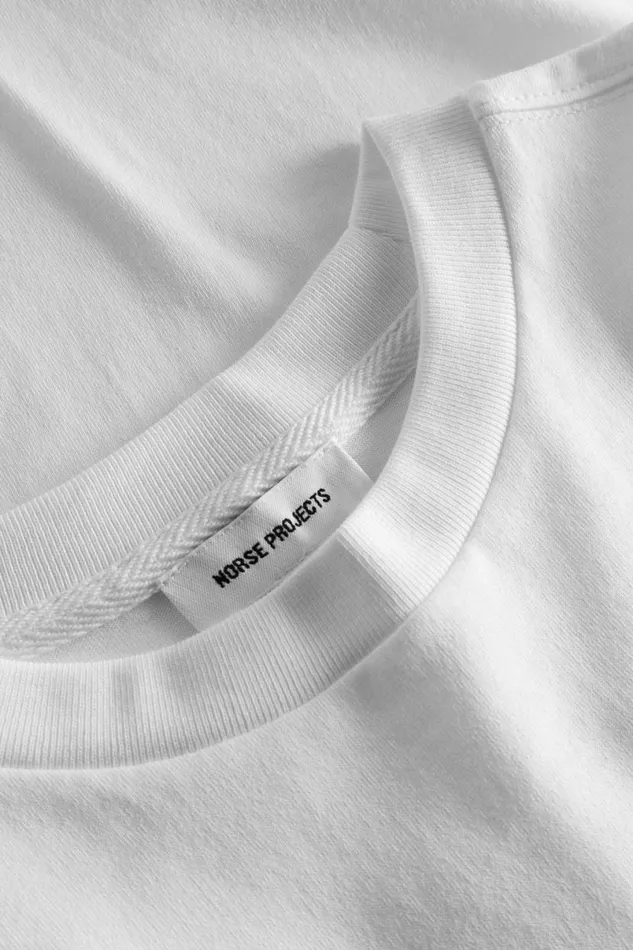 Men Norse Projects TShirts Johannes N Logo Tshirt White
