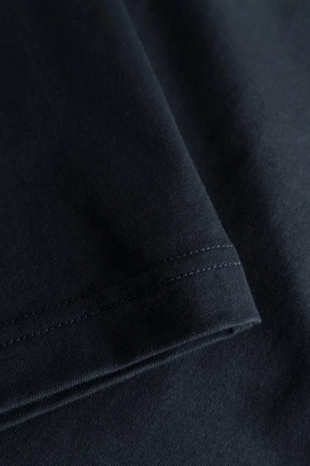 Men Norse Projects TShirts Johannes Organic Canal Print Tshirt Dark Navy