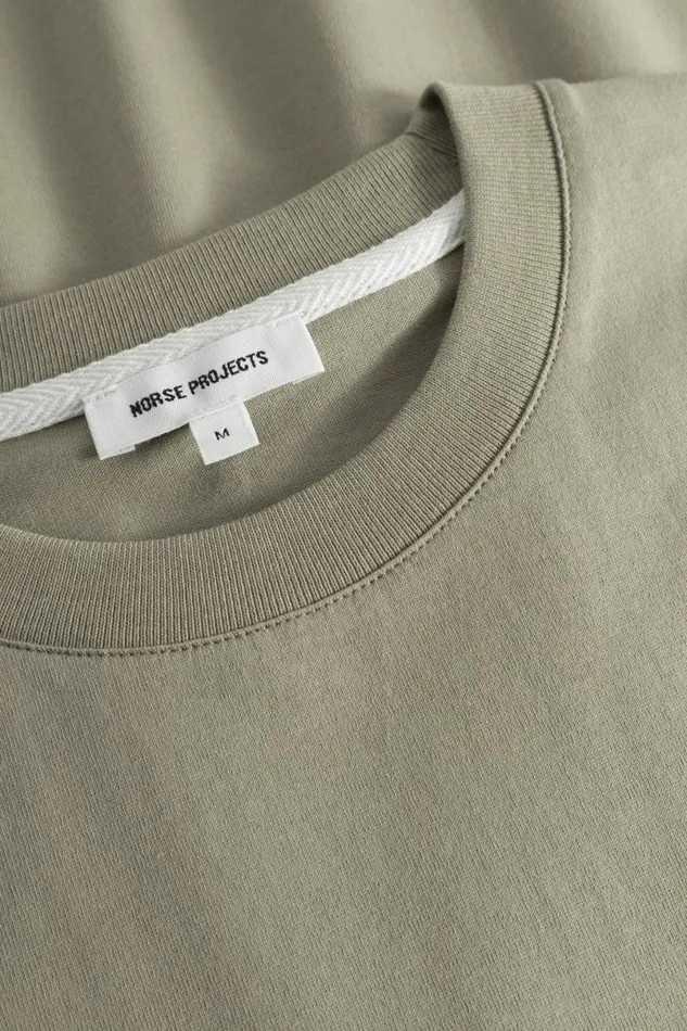 Men Norse Projects TShirts Johannes Organic Pocket Tshirt Clay