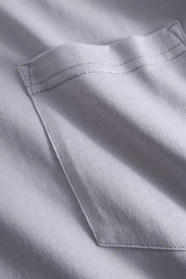Men Norse Projects TShirts Johannes Organic Pocket Tshirt Crocus Purple