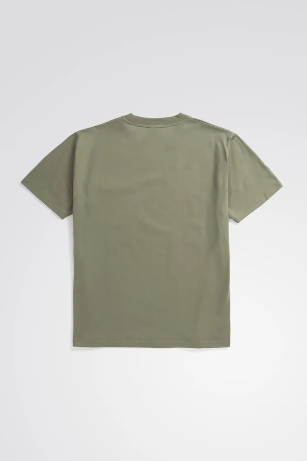 Men Norse Projects TShirts Johannes Organic Pocket Tshirt Sediment Green