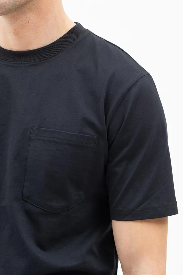 Men Norse Projects TShirts Johannes Standard Pocket SS Black