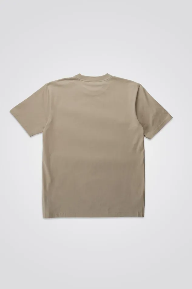 Men Norse Projects TShirts Johannes Waves Print Tshirt Sand