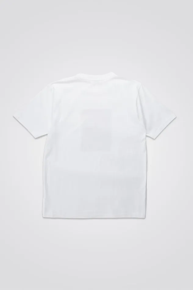 Men Norse Projects TShirts Johannes Waves Print Tshirt White