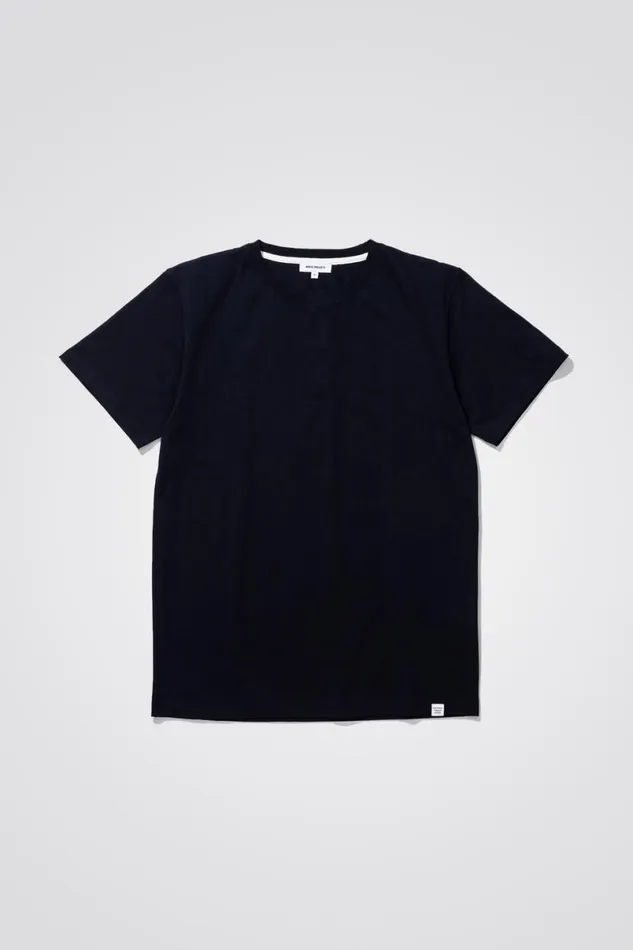 Men Norse Projects TShirts Niels Standard Tshirt Dark Navy