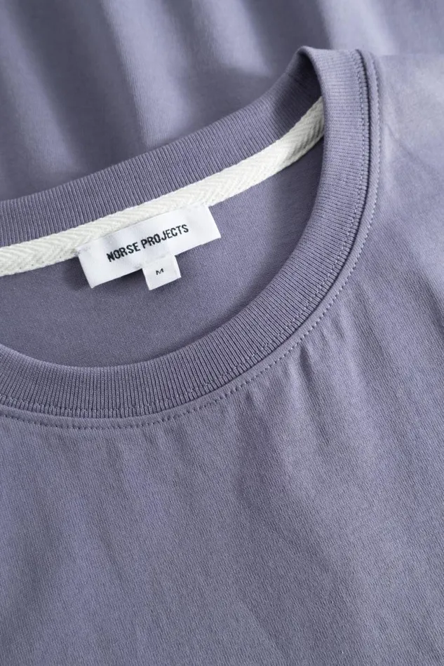 Men Norse Projects TShirts Niels Standard Tshirt Dusk Purple