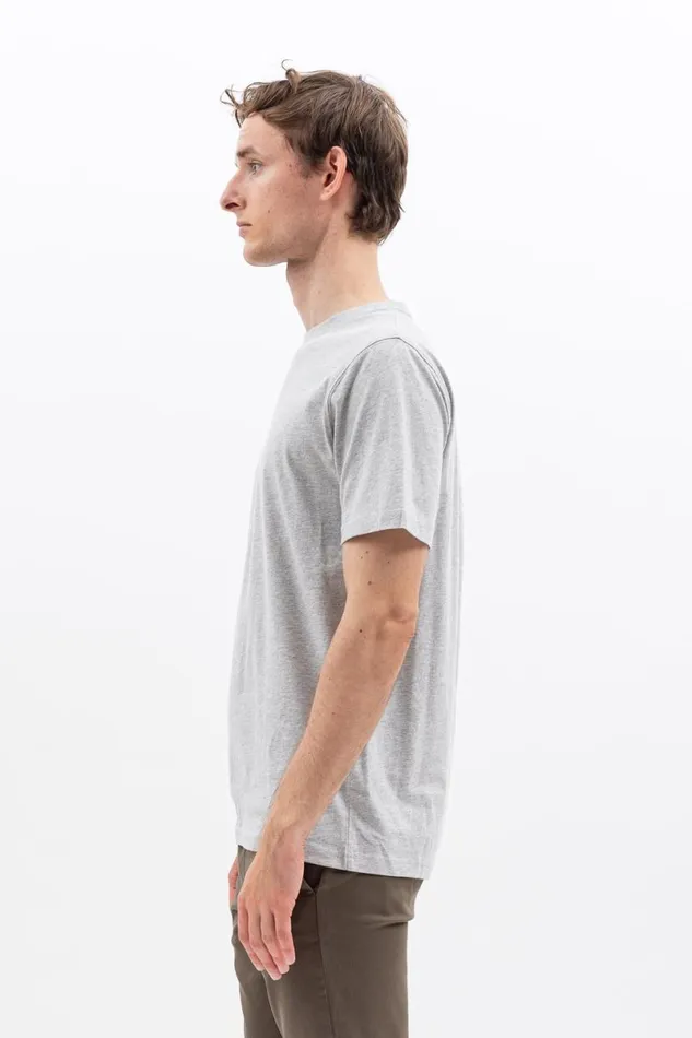 Men Norse Projects TShirts Niels Standard Tshirt Light Grey Melange