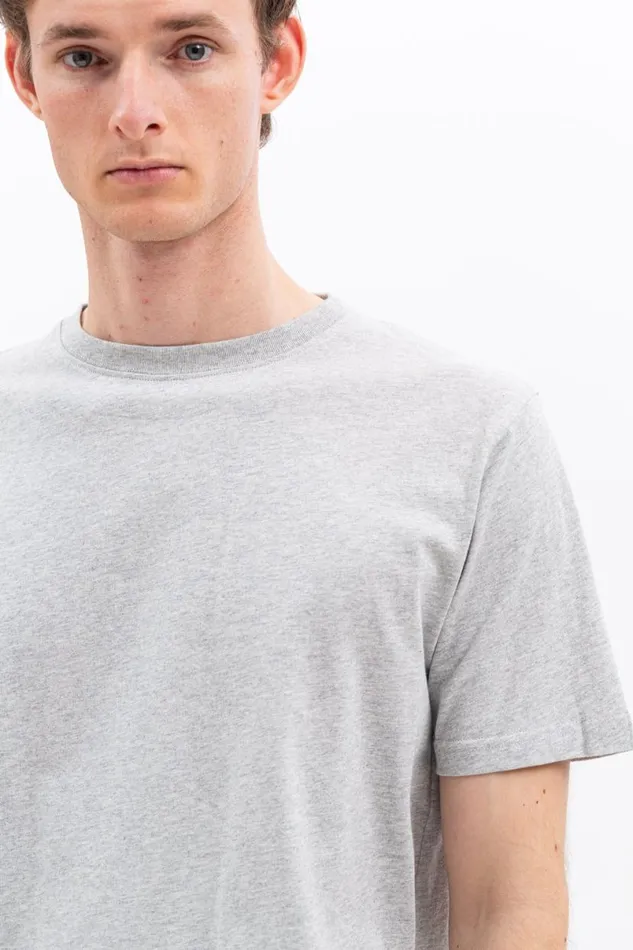 Men Norse Projects TShirts Niels Standard Tshirt Light Grey Melange