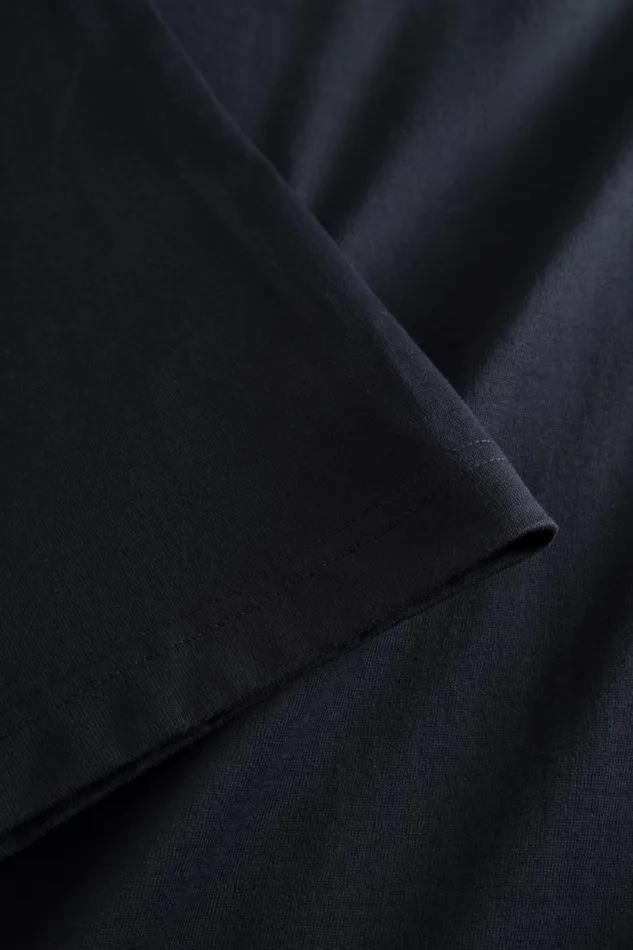Men Norse Projects TShirts Simon Brush Print TShirt Dark Navy
