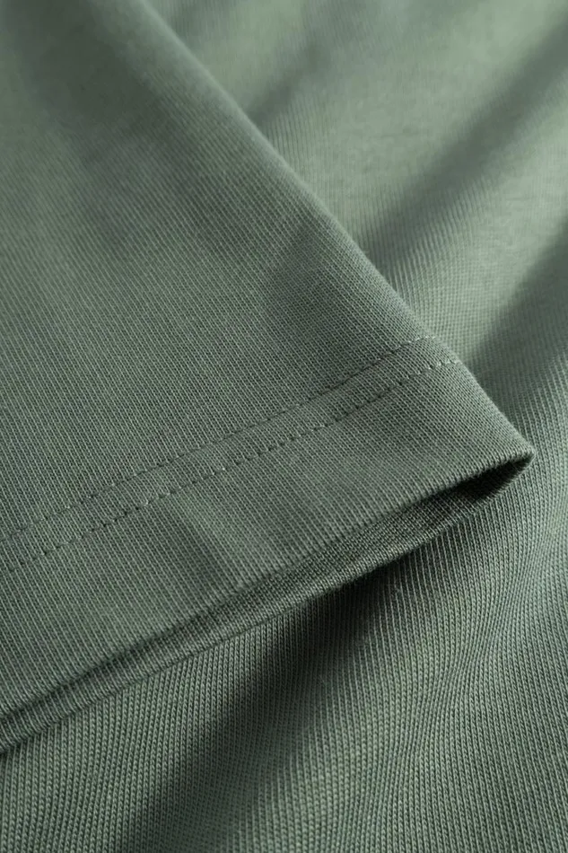 Men Norse Projects TShirts Simon Loose Organic Heavy Jersey Large N TShirt Spruce Green