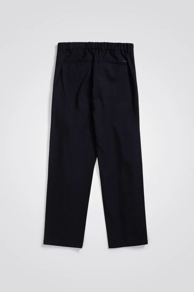 Men Norse Projects Trousers Aaren Cordura Tech Wool Trouser Dark Navy