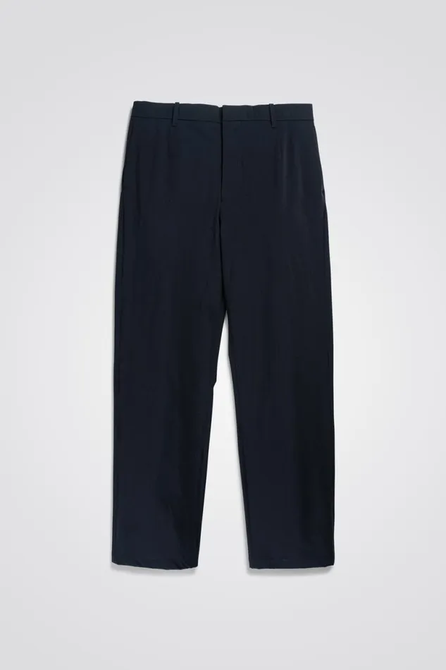 Men Norse Projects Trousers Aaren Travel Light Dark Navy