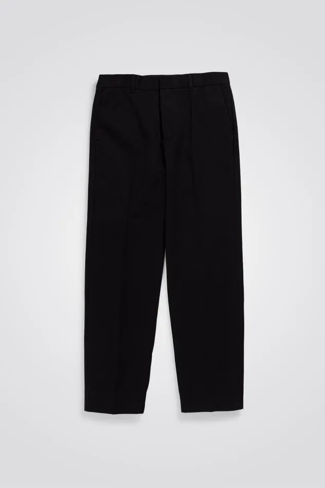Men Norse Projects Trousers Andersen Gabardine Chino Black