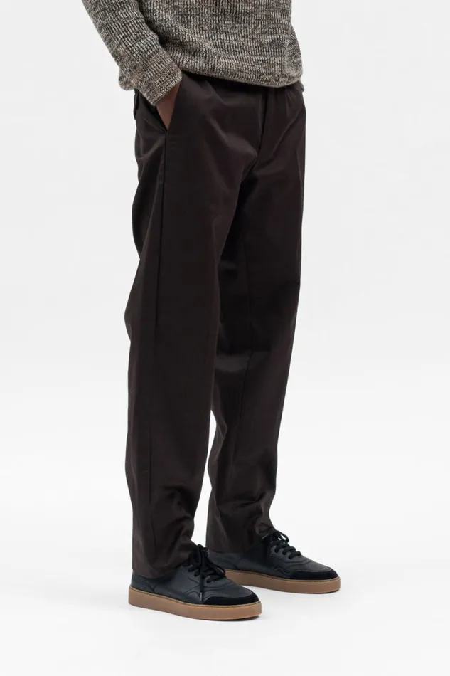 Men Norse Projects Trousers Andersen Gabardine Chino Espresso