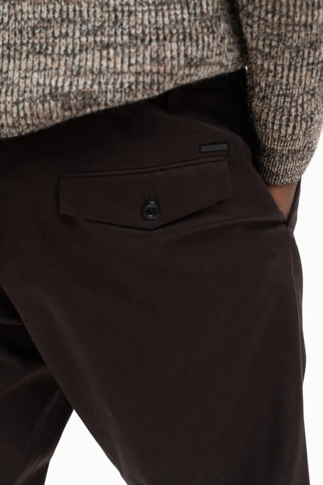 Men Norse Projects Trousers Andersen Gabardine Chino Espresso