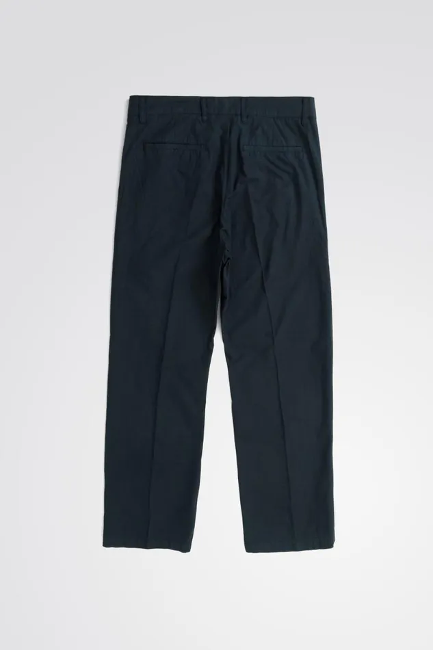 Men Norse Projects Trousers Andersen Regular Typewriter Flat Front Trouser Dark Navy