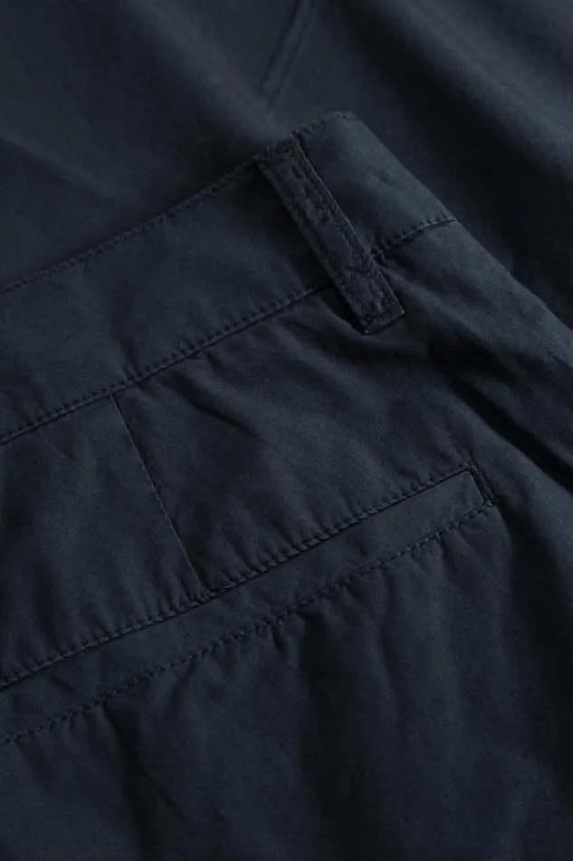 Men Norse Projects Trousers Andersen Regular Typewriter Flat Front Trouser Dark Navy