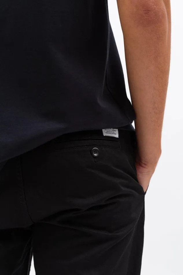 Men Norse Projects Trousers Aros Heavy Chino Black