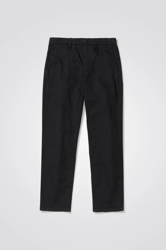 Men Norse Projects Trousers Aros Regular Light Stretch Chino Black