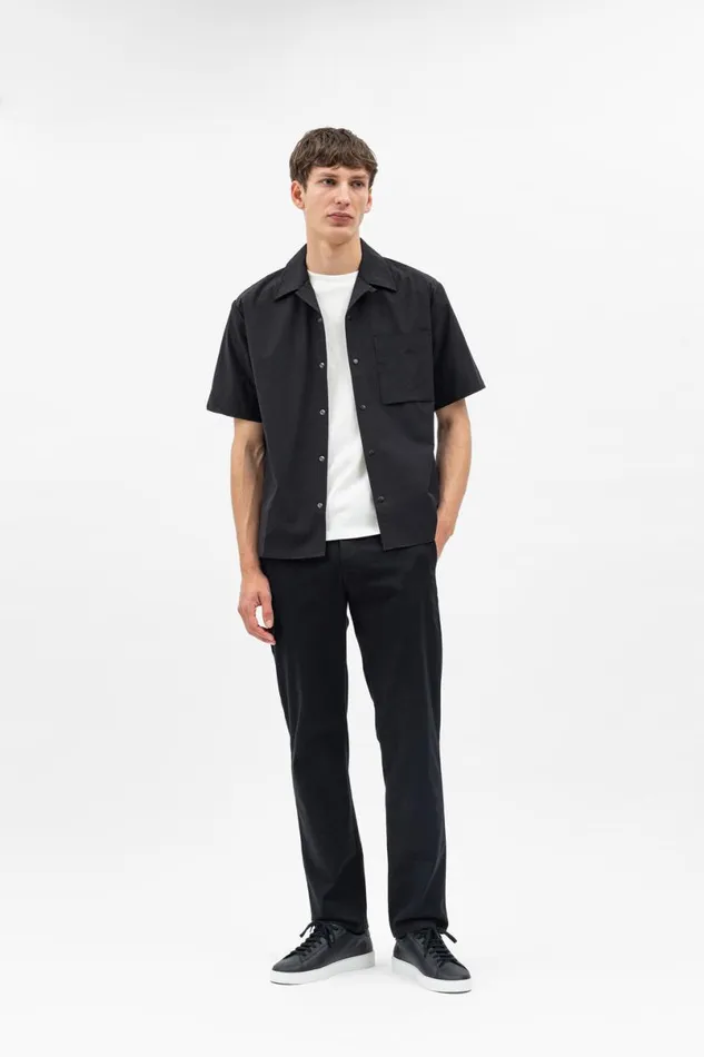 Men Norse Projects Trousers Aros Regular Light Stretch Chino Black