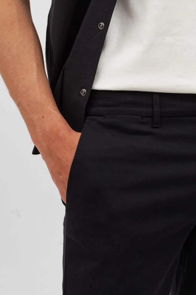 Men Norse Projects Trousers Aros Regular Light Stretch Chino Black