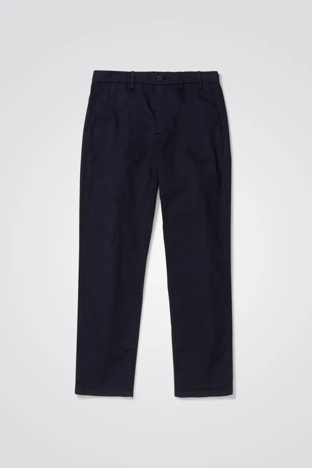 Men Norse Projects Trousers Aros Regular Light Stretch Chino Dark Navy