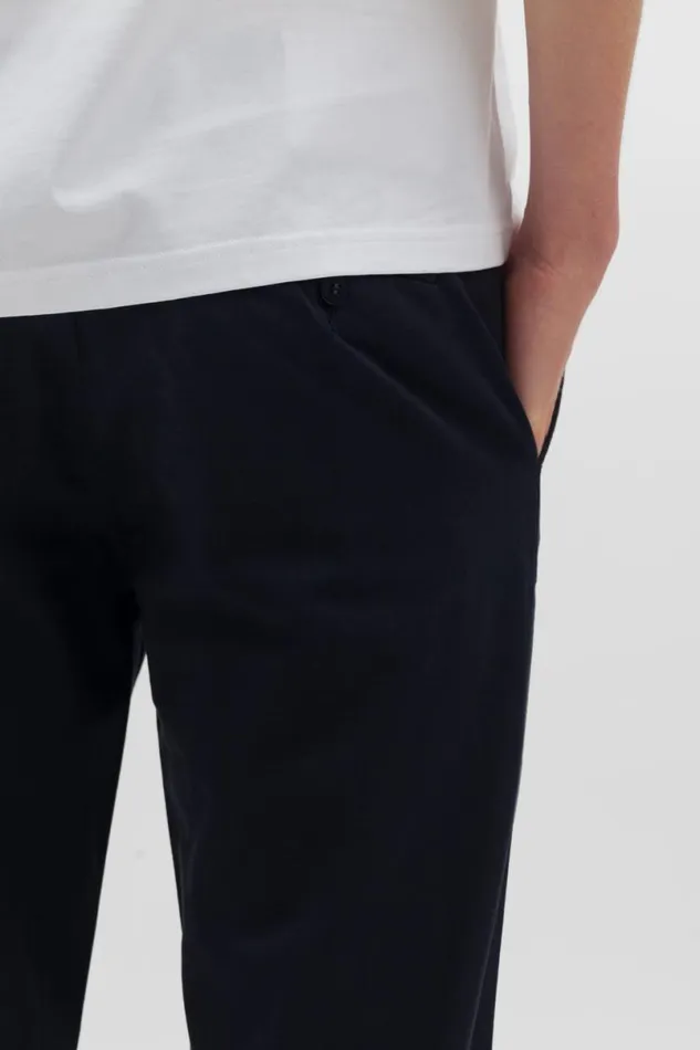 Men Norse Projects Trousers Aros Regular Light Stretch Chino Dark Navy