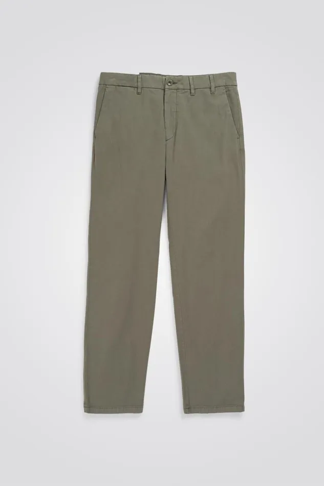 Men Norse Projects Trousers Aros Regular Light Stretch Chino Dried Sage Green