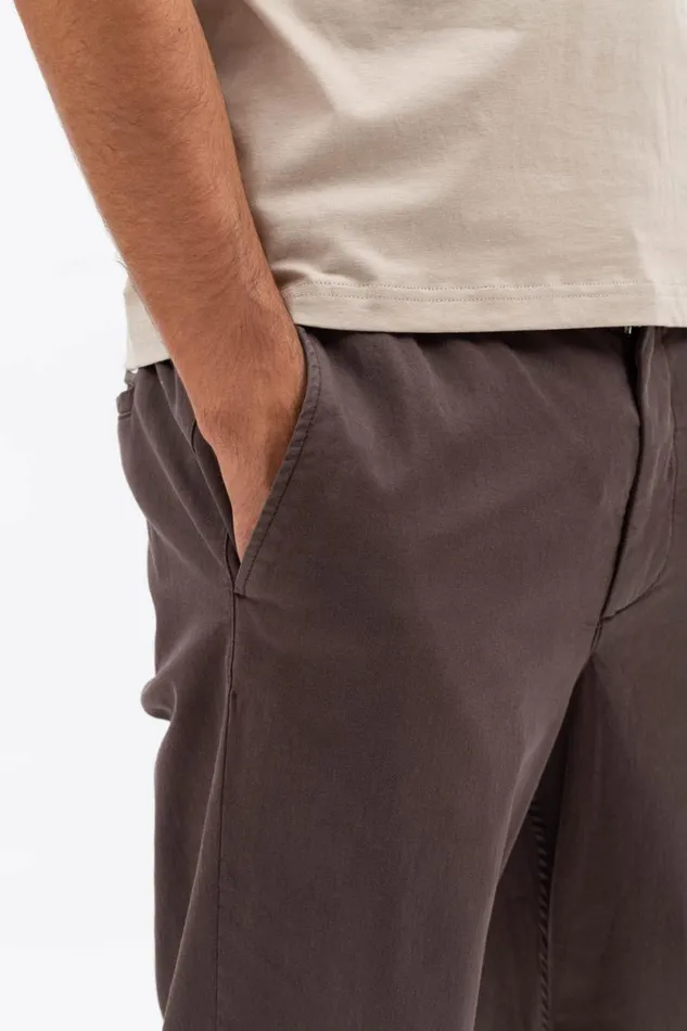 Men Norse Projects Trousers Aros Regular Light Stretch Chino Heathland Brown
