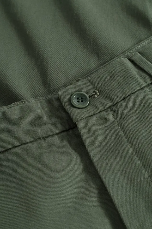 Men Norse Projects Trousers Aros Regular Light Stretch Chino Spruce Green