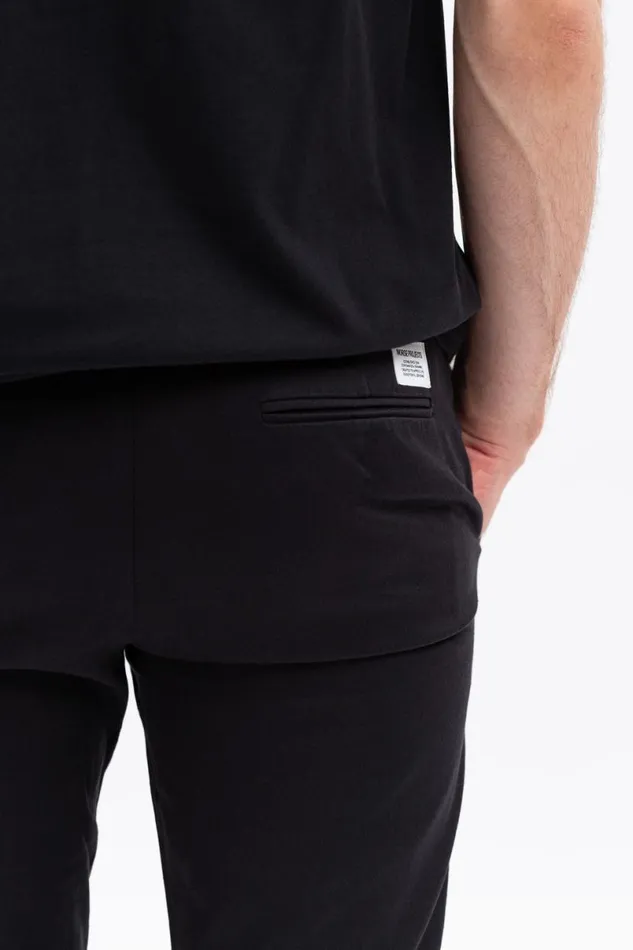 Men Norse Projects Trousers Aros Slim Light Stretch Chino Black