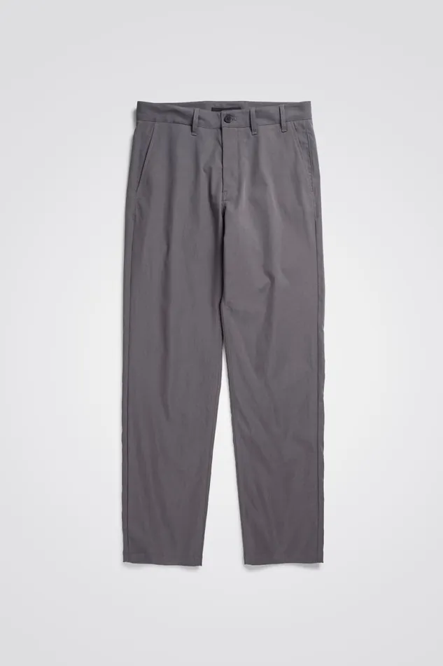 Men Norse Projects Trousers Aros Solotex Chino Battleship Grey