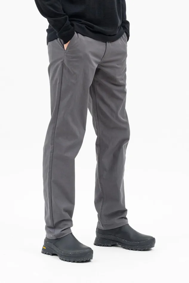 Men Norse Projects Trousers Aros Solotex Chino Battleship Grey