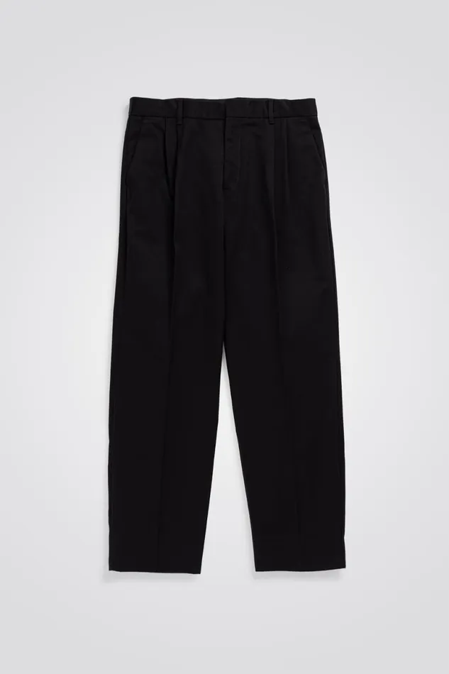 Men Norse Projects Trousers Christopher Gabardine Trouser Black