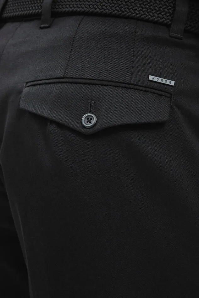 Men Norse Projects Trousers Christopher Gabardine Trouser Black
