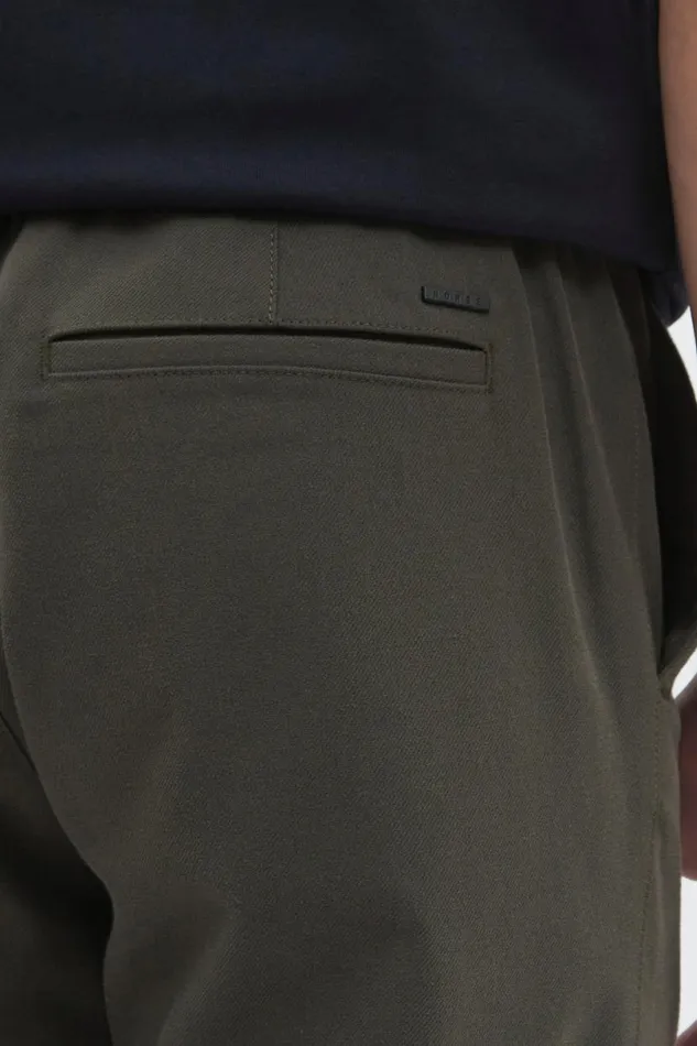 Men Norse Projects Trousers Ezra Cotton Wool Trouser Beech Green