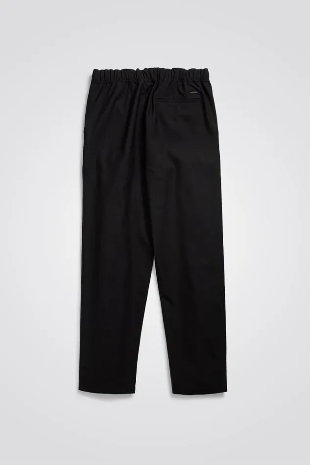 Men Norse Projects Trousers Ezra Cotton Wool Trouser Black