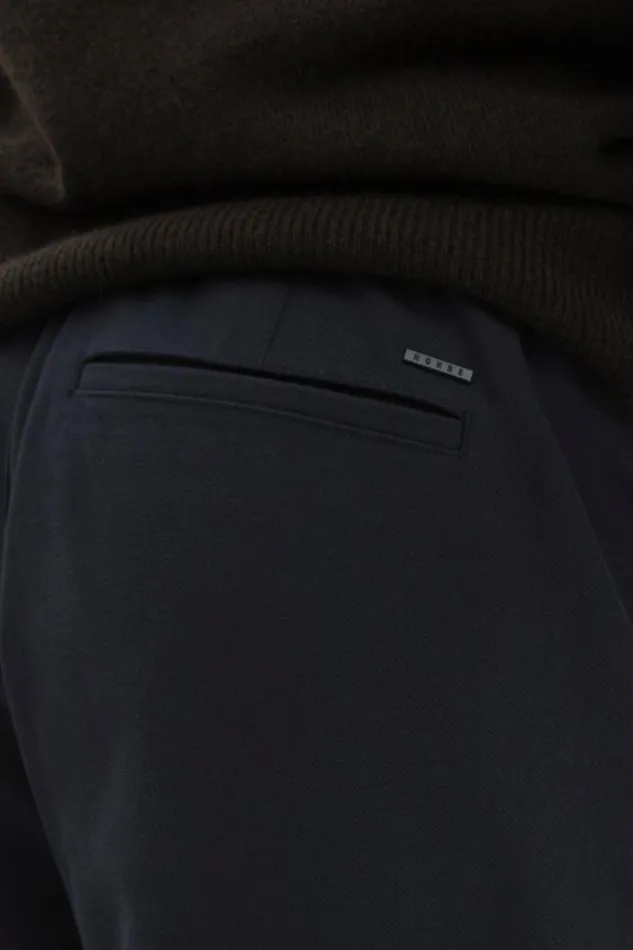 Men Norse Projects Trousers Ezra Cotton Wool Trouser Dark Navy