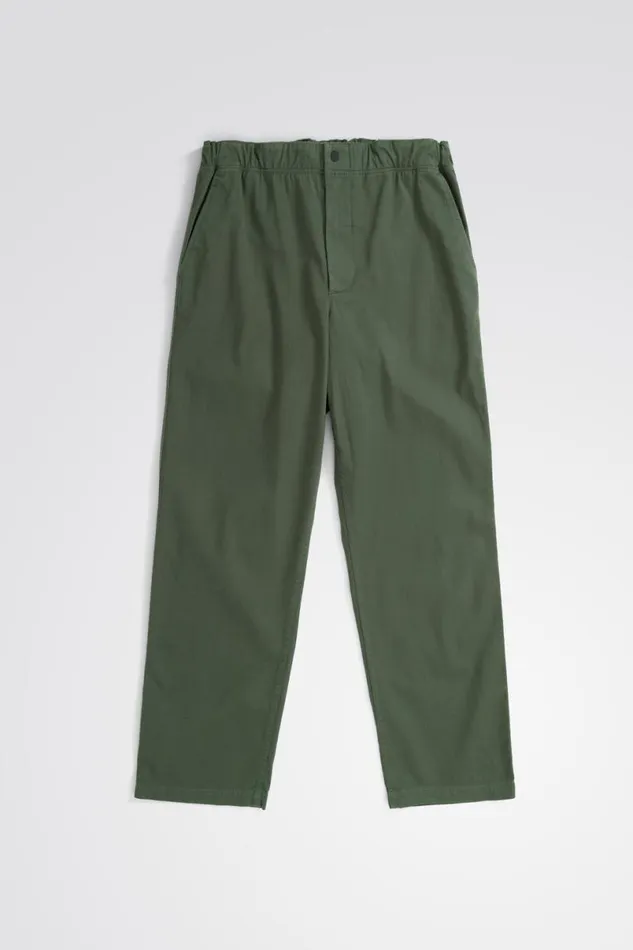 Men Norse Projects Trousers Ezra Light Stretch Spruce Green
